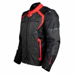 Cortech Men's Red/Grey Hyper-Tec Jacket -Outlet Jackets Store RZ 1810113 D V12