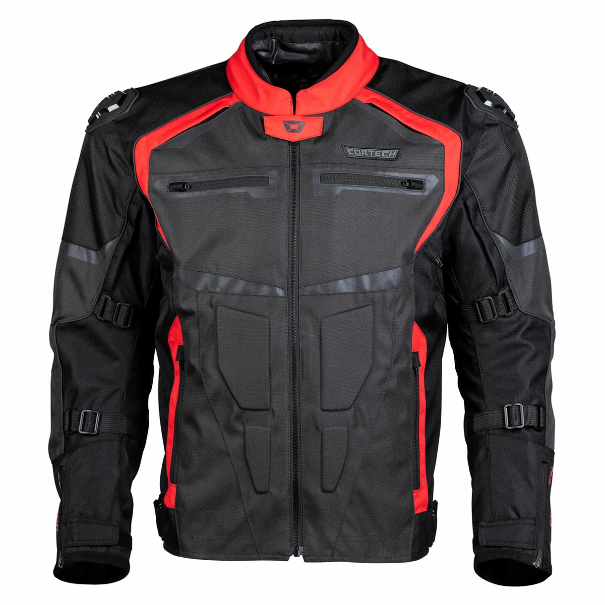 Cortech Men's Red/Grey Hyper-Tec Jacket 5 Cortech Men's Red/Grey Hyper-Tec Jacket - Image 3