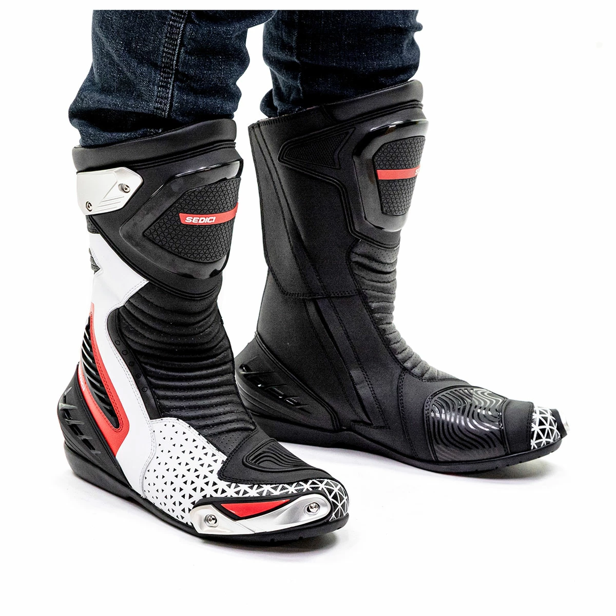 Sedici Men's Chicane White/Red Boots 5 Sedici Men's Chicane White/Red Boots - Image 3