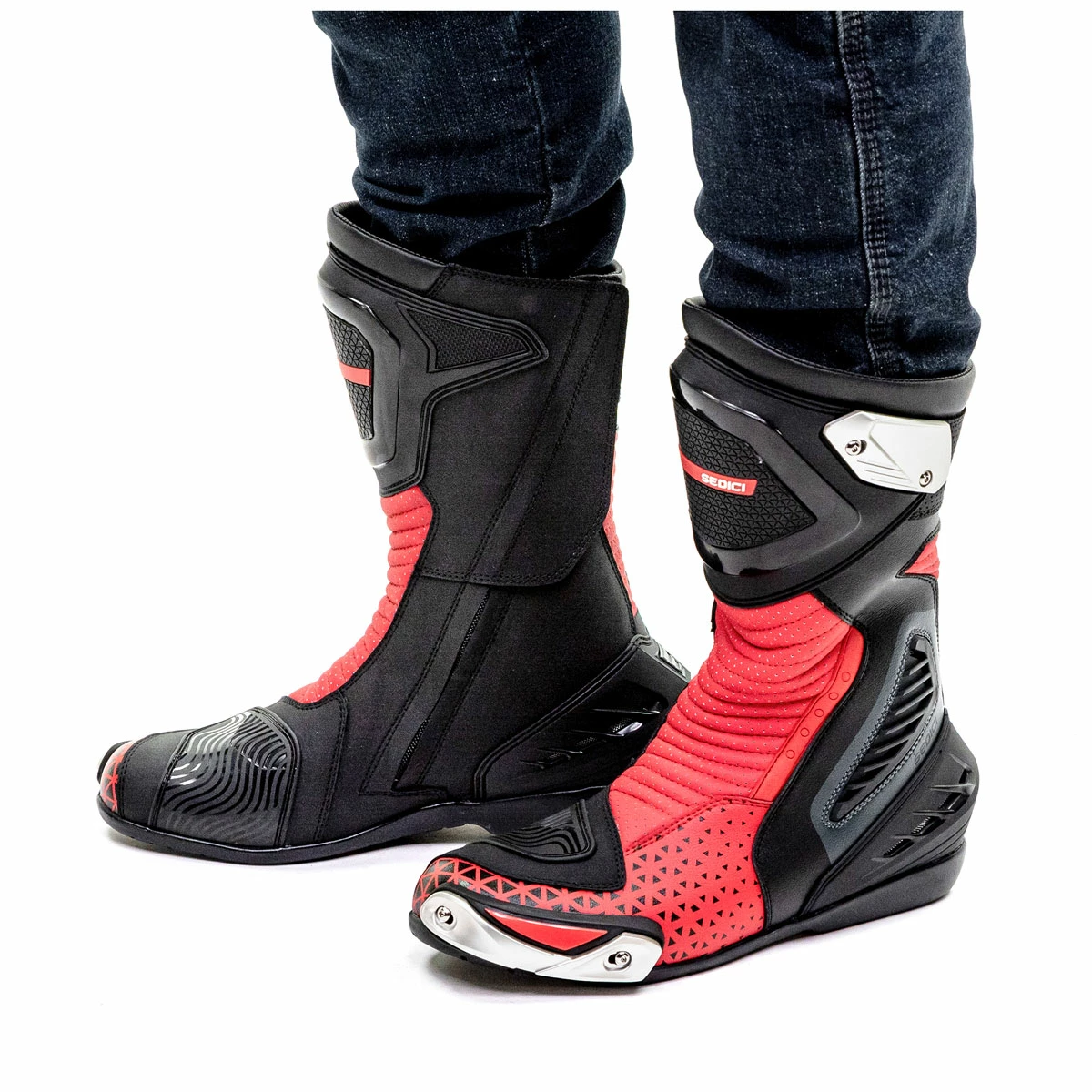 Sedici Men's Chicane Black/Red Boots 6 Sedici Men's Chicane Black/Red Boots - Image 4