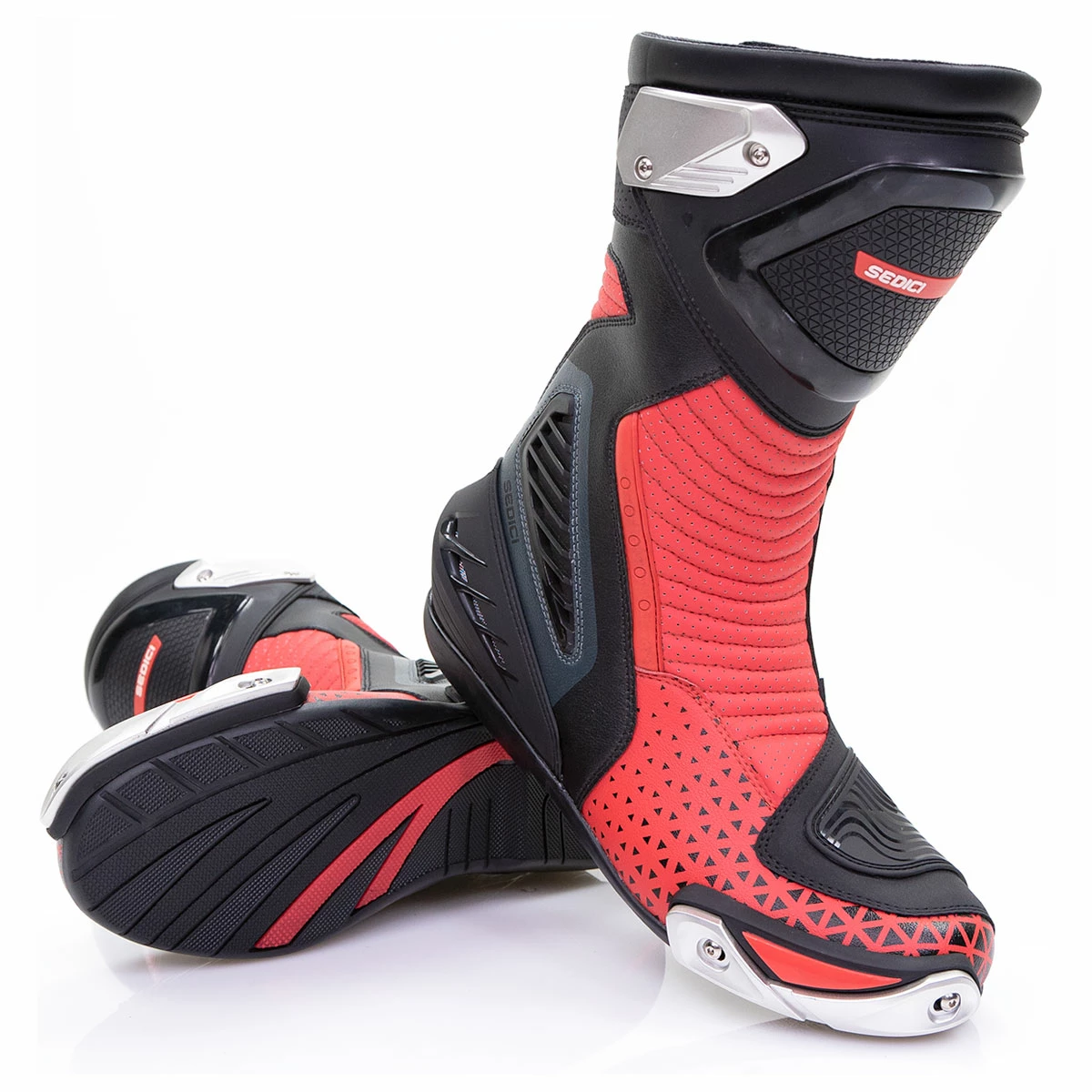 Sedici Men's Chicane Black/Red Boots 4 Sedici Men's Chicane Black/Red Boots - Image 2