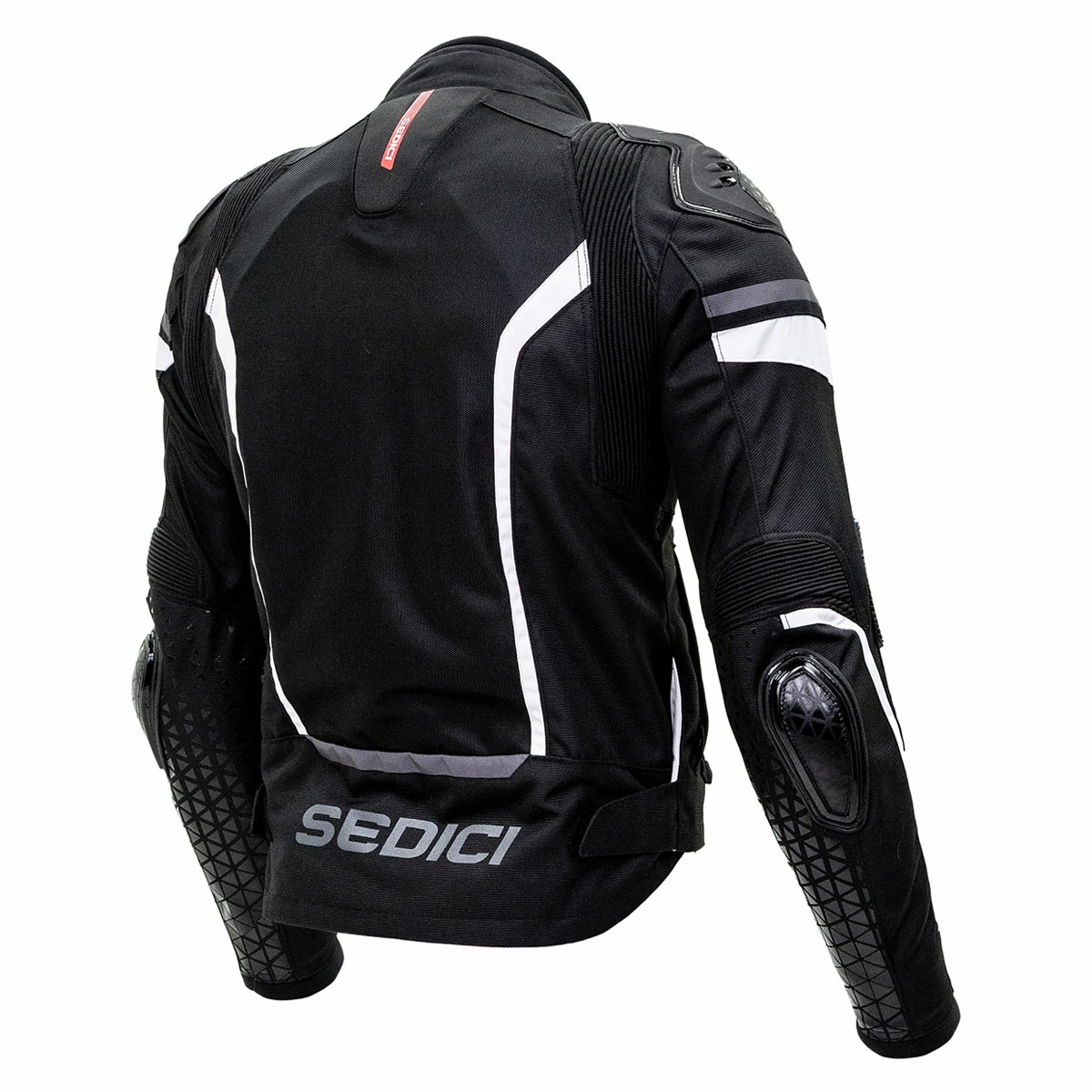 Sedici Men's Chicane Black/White Mesh Jacket 4 Sedici Men's Chicane Black/White Mesh Jacket - Image 2