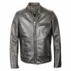 Schott Men's Black 530 Café Racer Jacket -Outlet Jackets Store RZ 956780 A V6